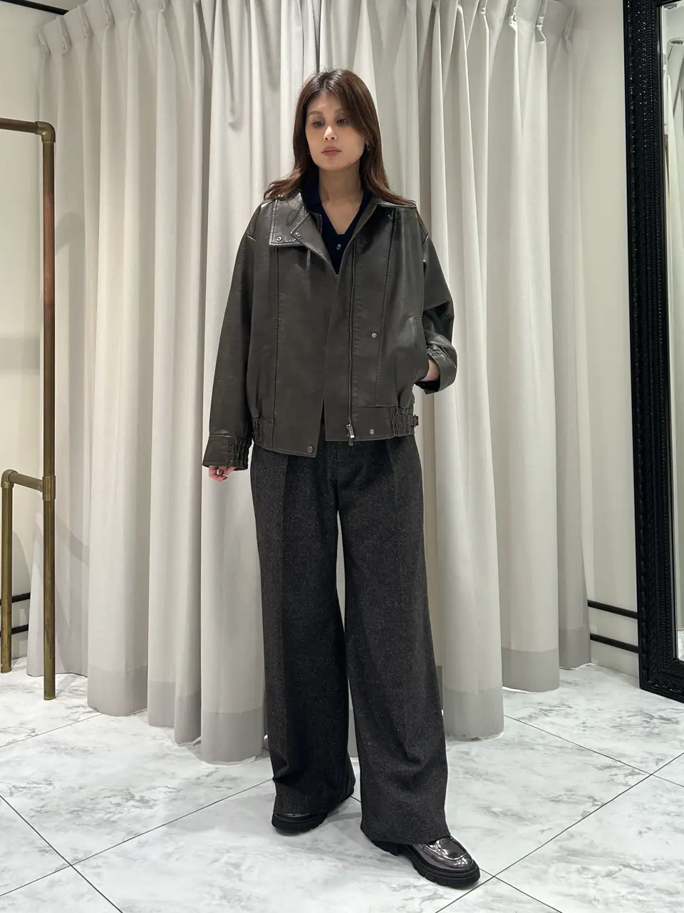 GRACE CONTINENTAL 志田　悠 コーディネート画像