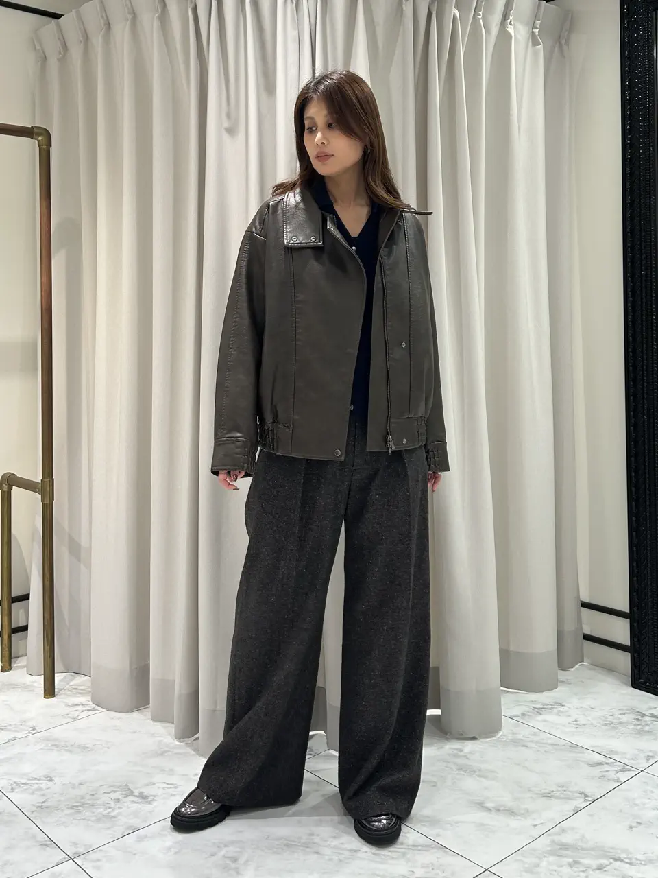 GRACE CONTINENTAL 志田　悠 コーディネート画像