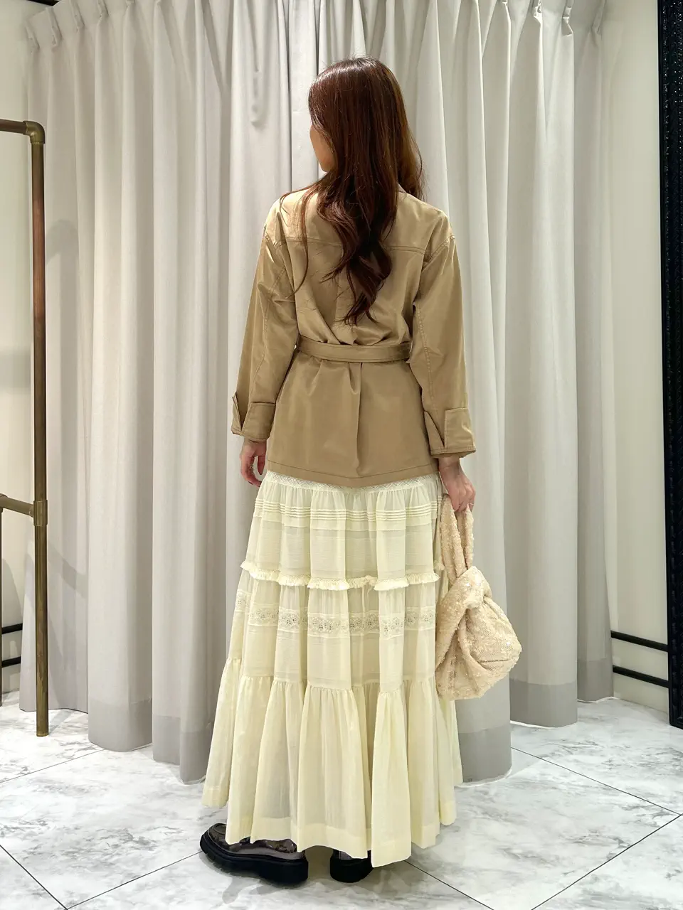 GRACE CONTINENTAL 志田　悠 コーディネート画像