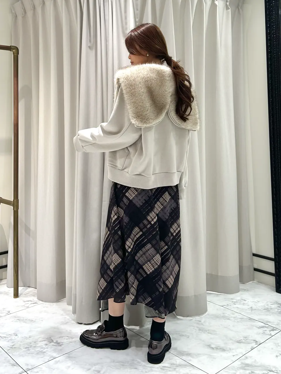 GRACE CONTINENTAL 志田　悠 コーディネート画像