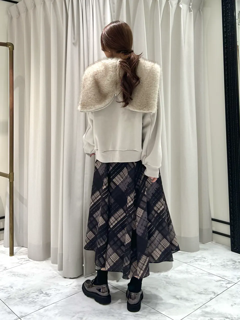 GRACE CONTINENTAL 志田　悠 コーディネート画像