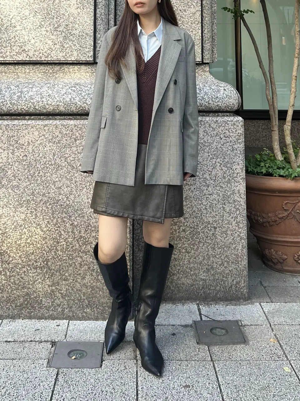 GRACE CONTINENTAL ERINA KATO コーディネート画像