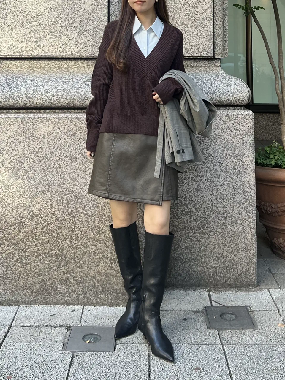 GRACE CONTINENTAL ERINA KATO コーディネート画像