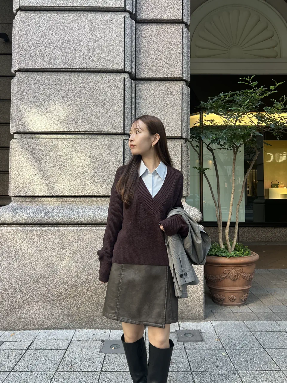 GRACE CONTINENTAL ERINA KATO コーディネート画像