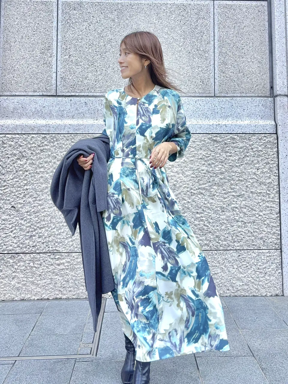 GRACE CONTINENTAL yukimi yonee コーディネート画像