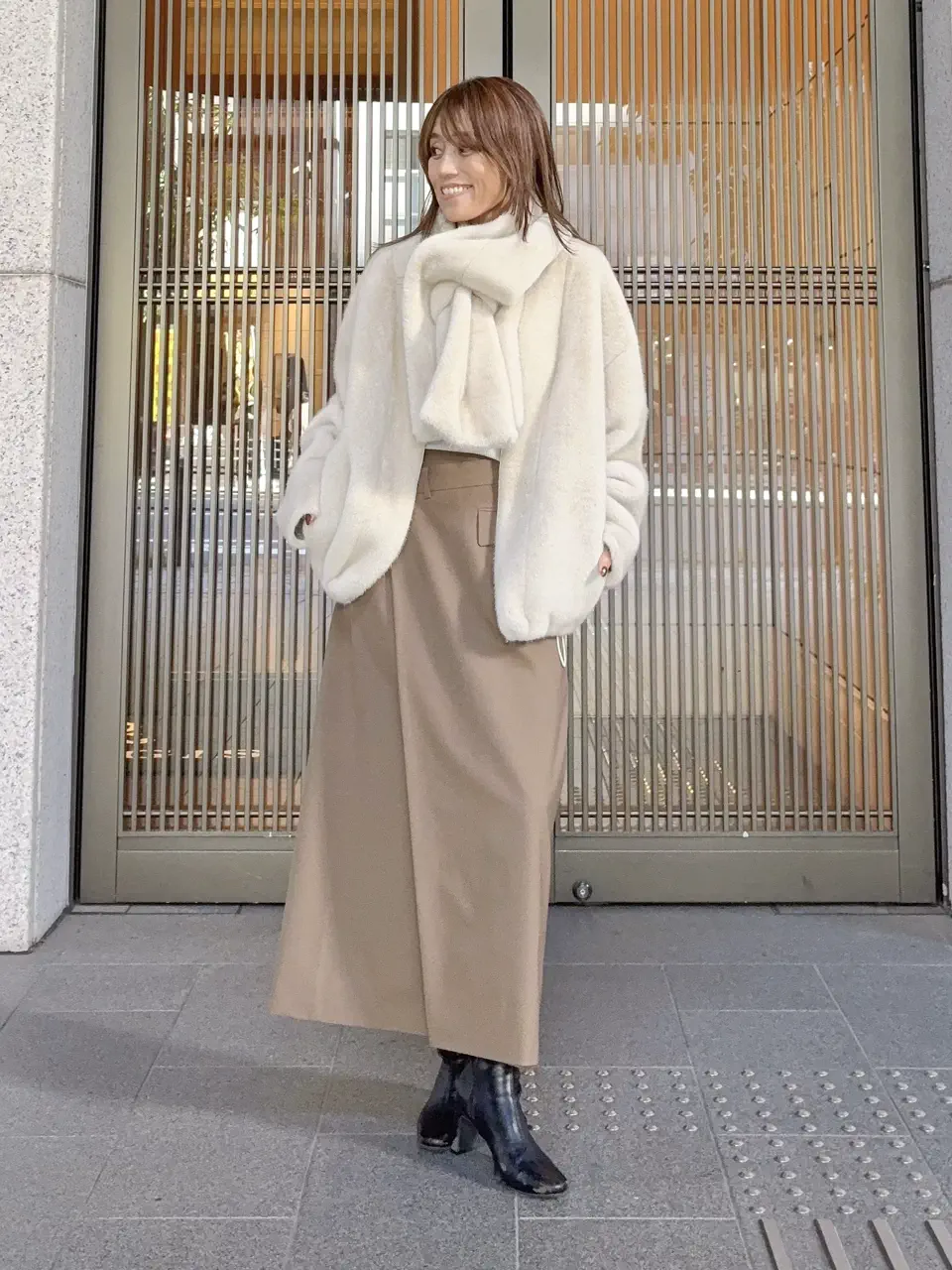 GRACE CONTINENTAL yukimi yonee コーディネート画像