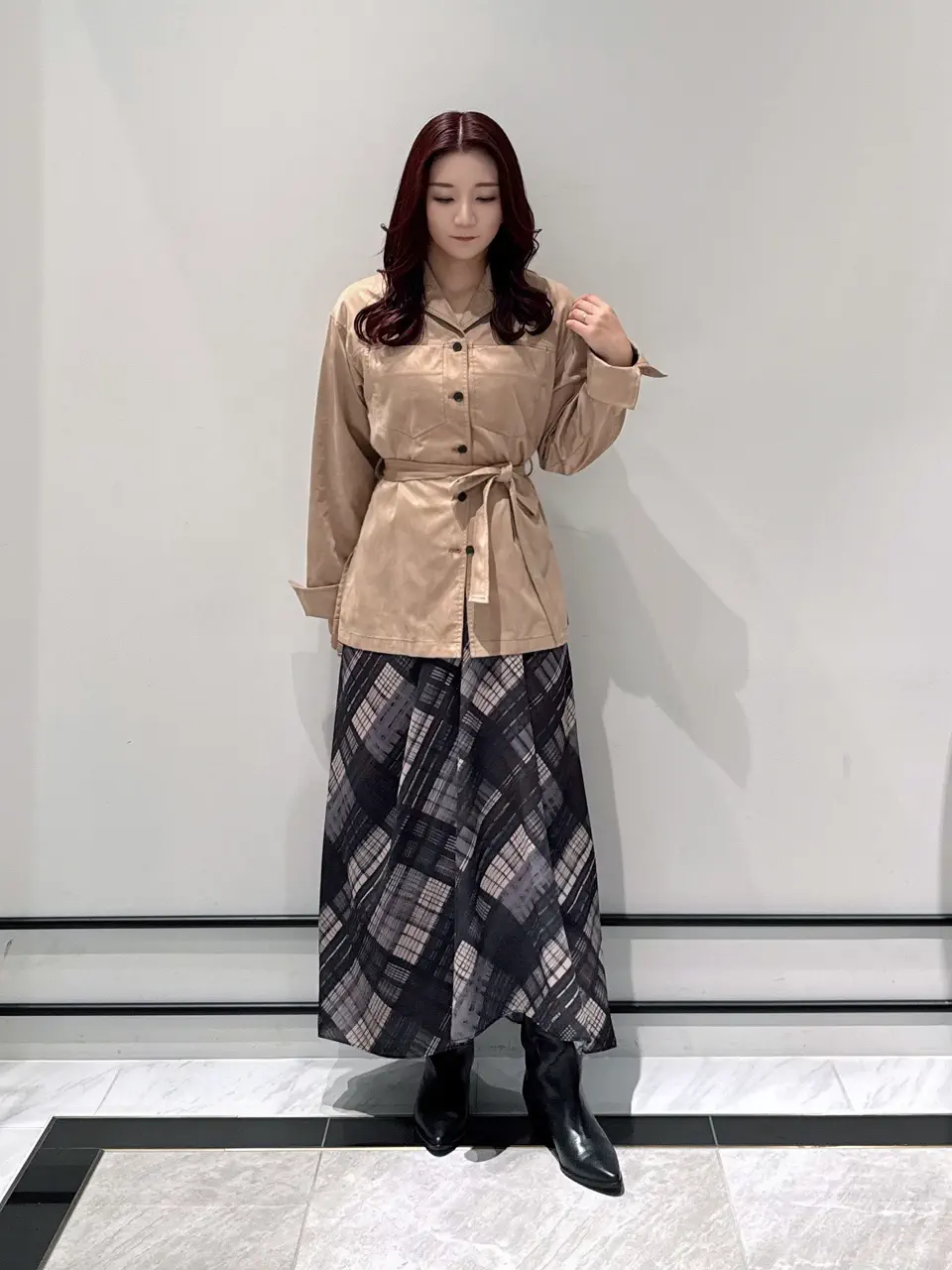 GRACE CONTINENTAL MOMOKO コーディネート画像