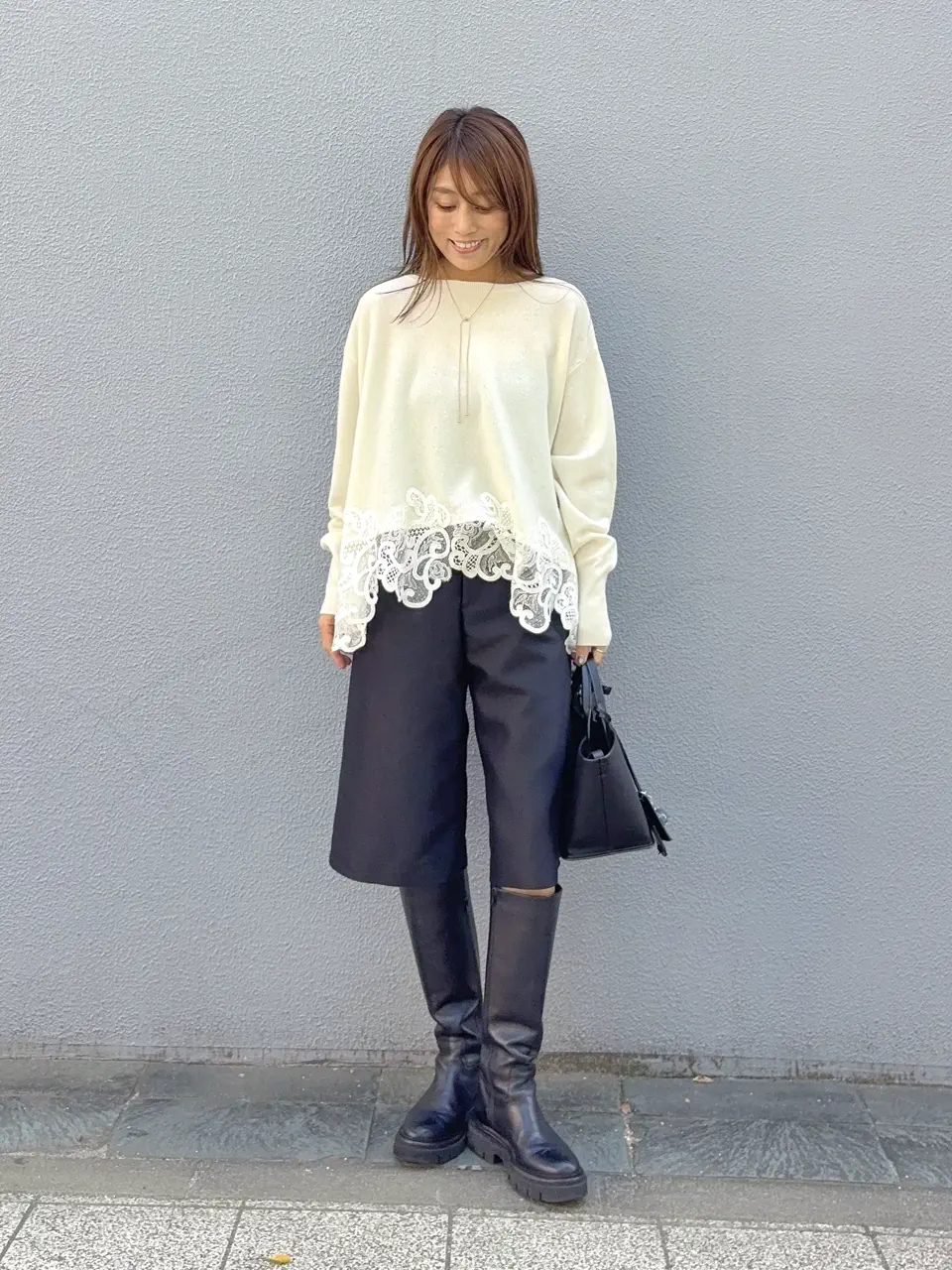 GRACE CONTINENTAL yukimi yonee コーディネート画像