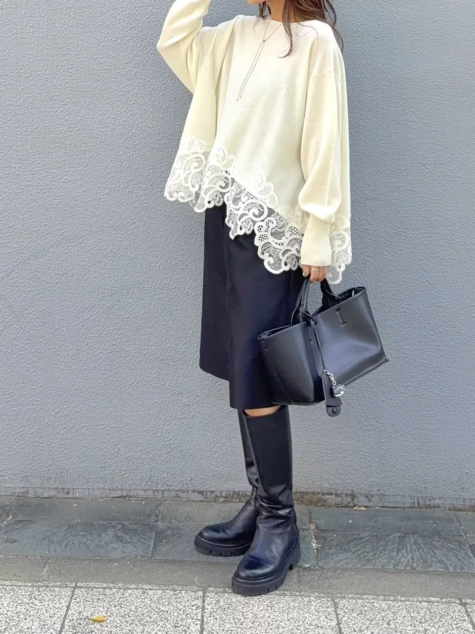 GRACE CONTINENTAL yukimi yonee コーディネート画像