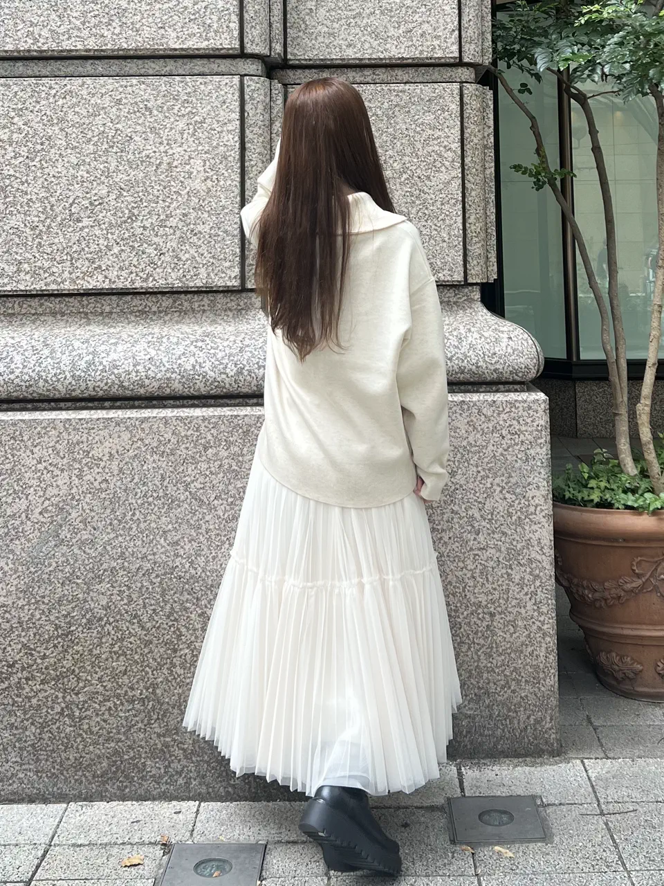 GRACE CONTINENTAL ERINA KATO コーディネート画像