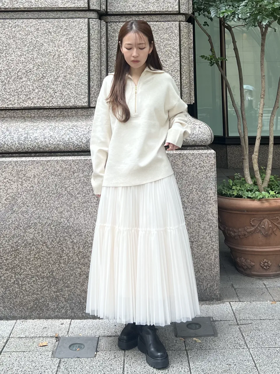 GRACE CONTINENTAL ERINA KATO コーディネート画像