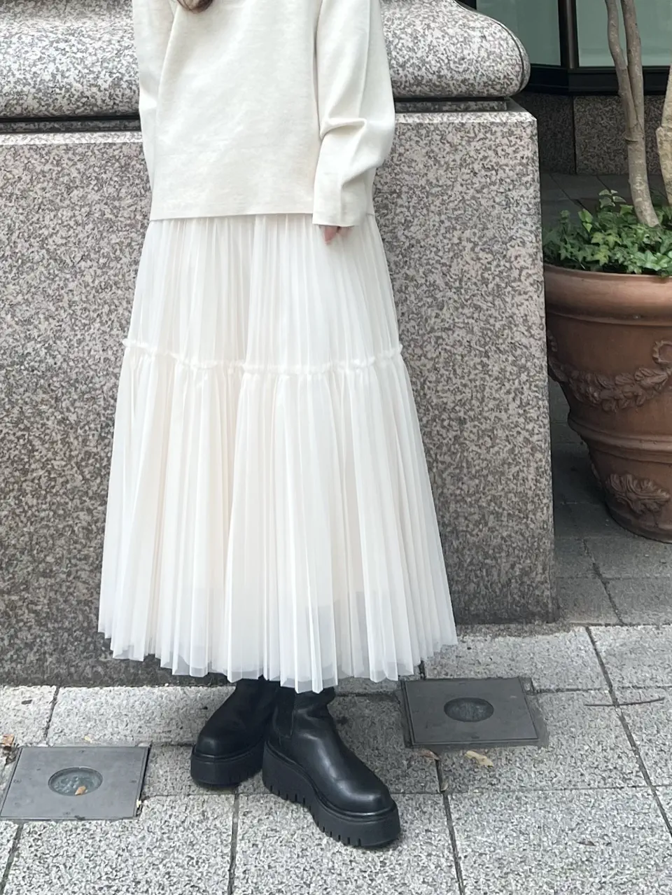 GRACE CONTINENTAL ERINA KATO コーディネート画像