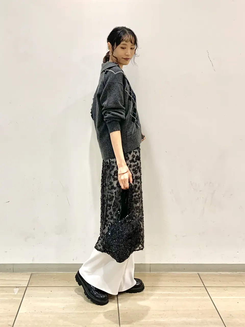 GRACE CONTINENTAL haruka iwasaki コーディネート画像