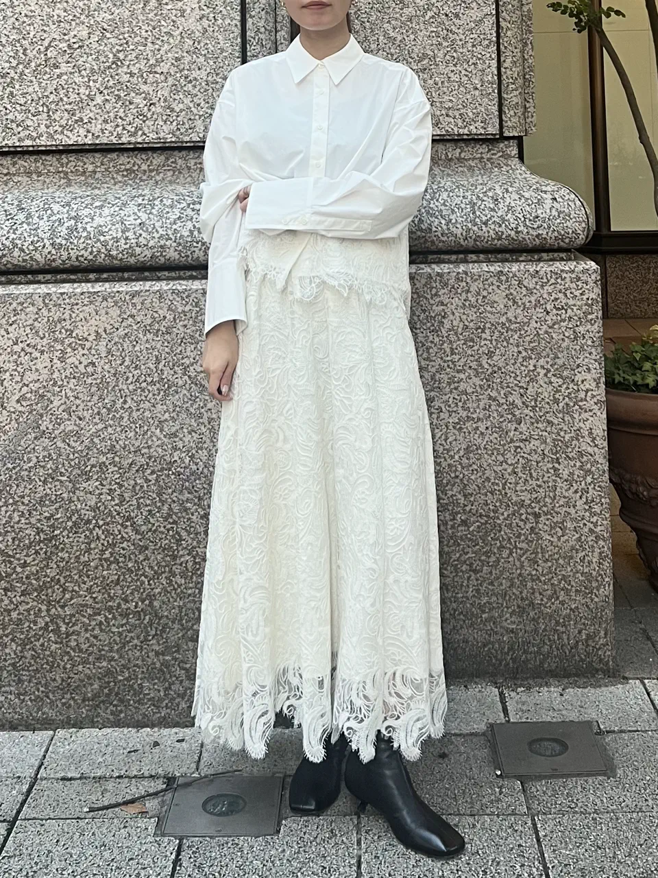 GRACE CONTINENTAL ERINA KATO コーディネート画像