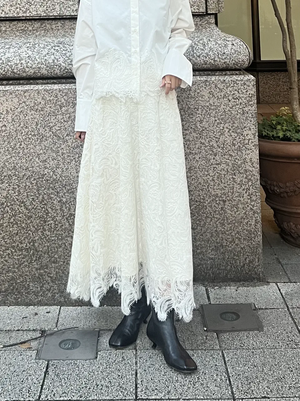 GRACE CONTINENTAL ERINA KATO コーディネート画像