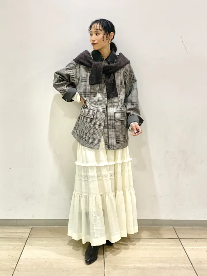 GRACE CONTINENTAL haruka iwasaki コーディネート画像