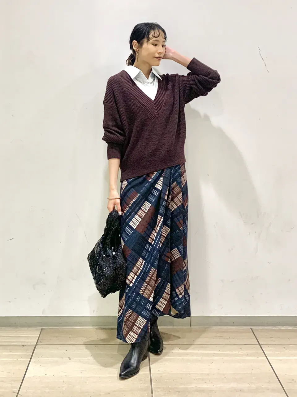 GRACE CONTINENTAL haruka iwasaki コーディネート画像