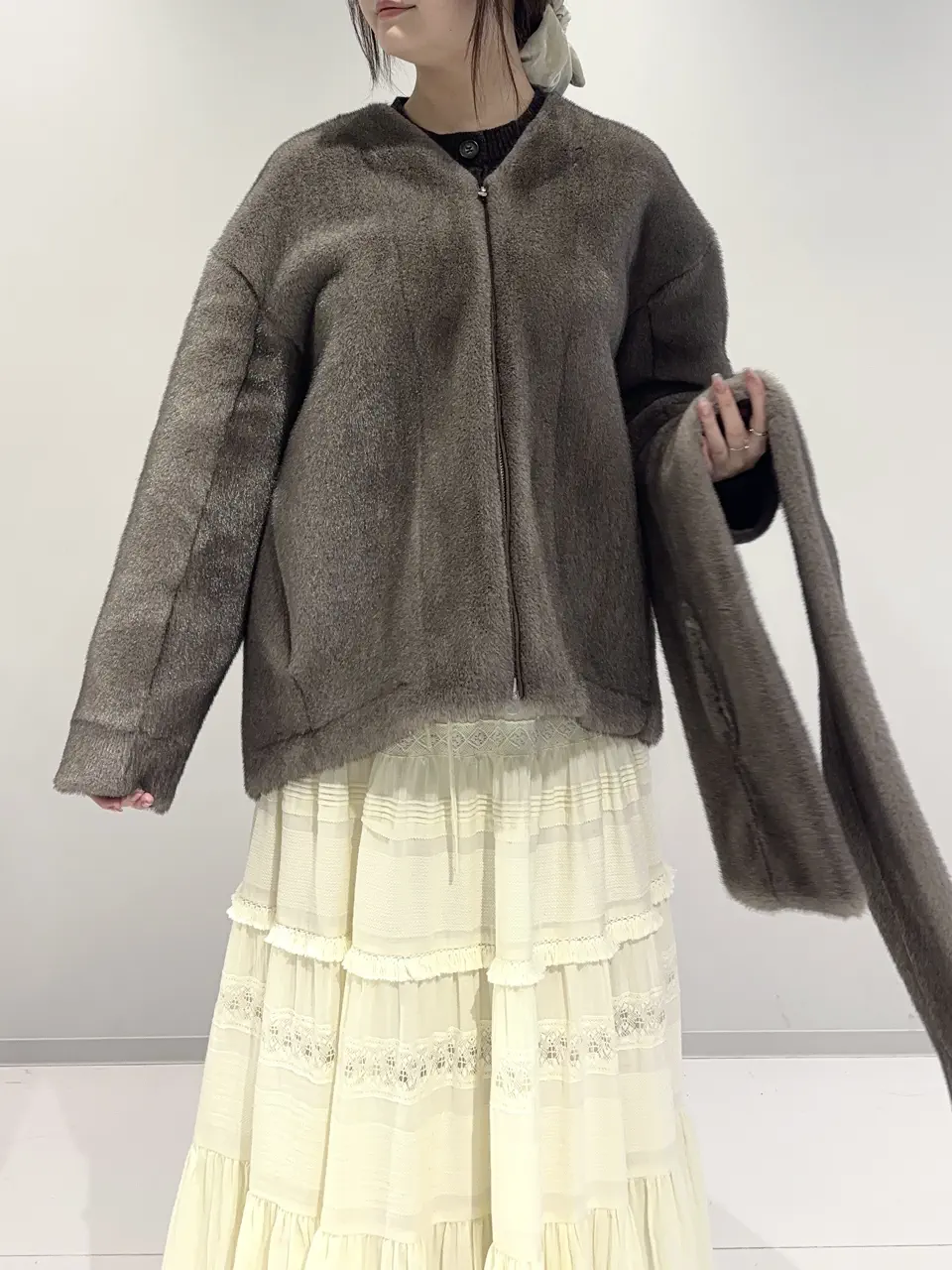 GRACE CONTINENTAL miyuki adachi コーディネート画像