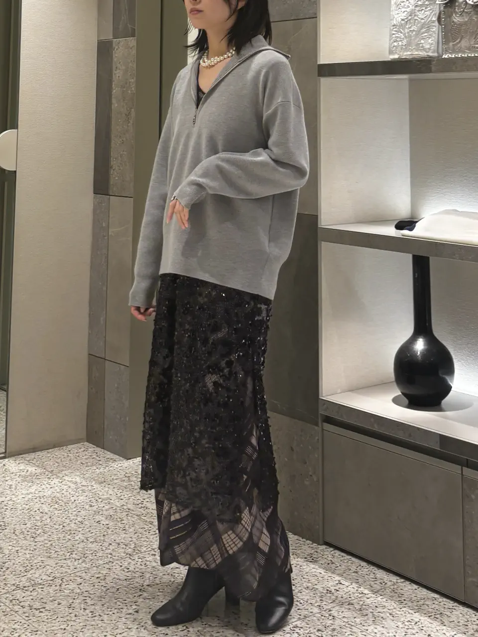 GRACE CONTINENTAL Hikaru Okada コーディネート画像