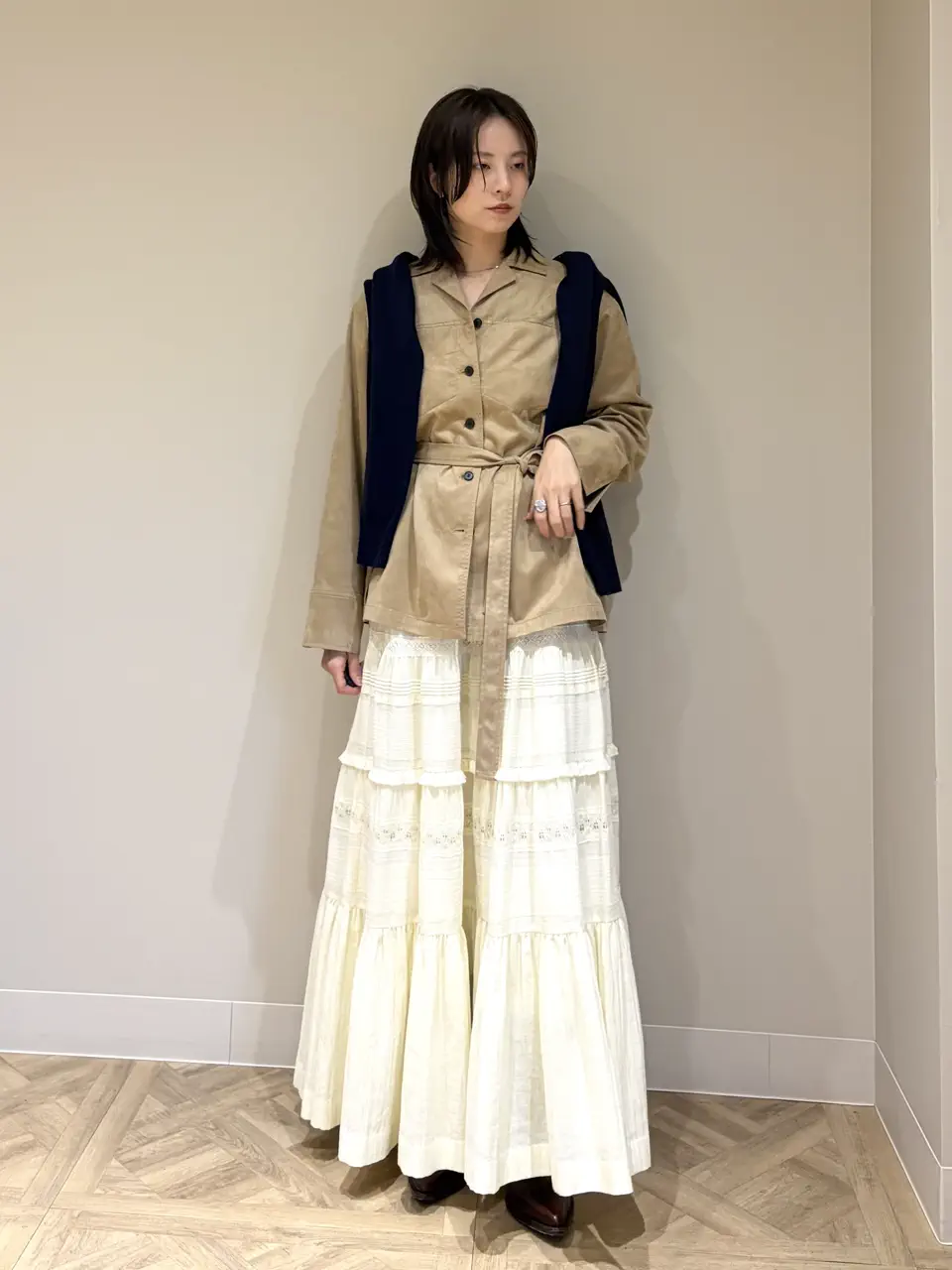 GRACE CONTINENTAL Hikaru Okada コーディネート画像