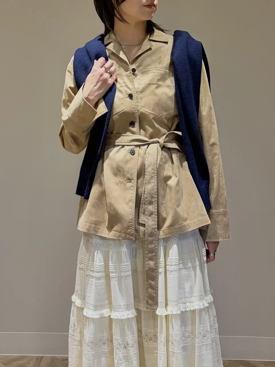 GRACE CONTINENTAL Hikaru Okada コーディネート画像