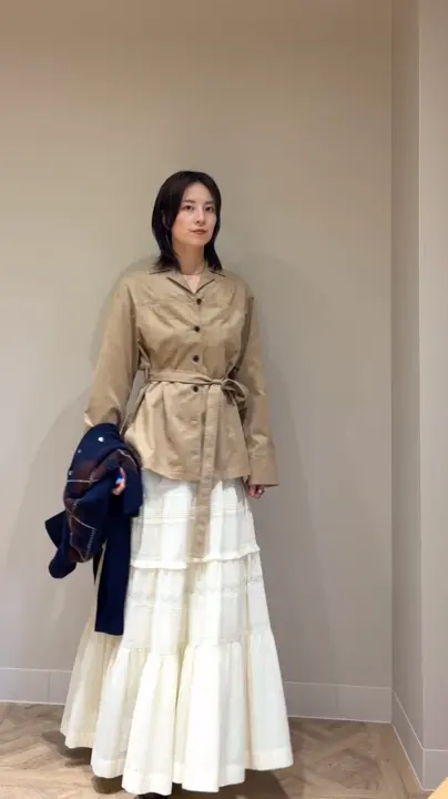 GRACE CONTINENTAL Hikaru Okada コーディネート画像