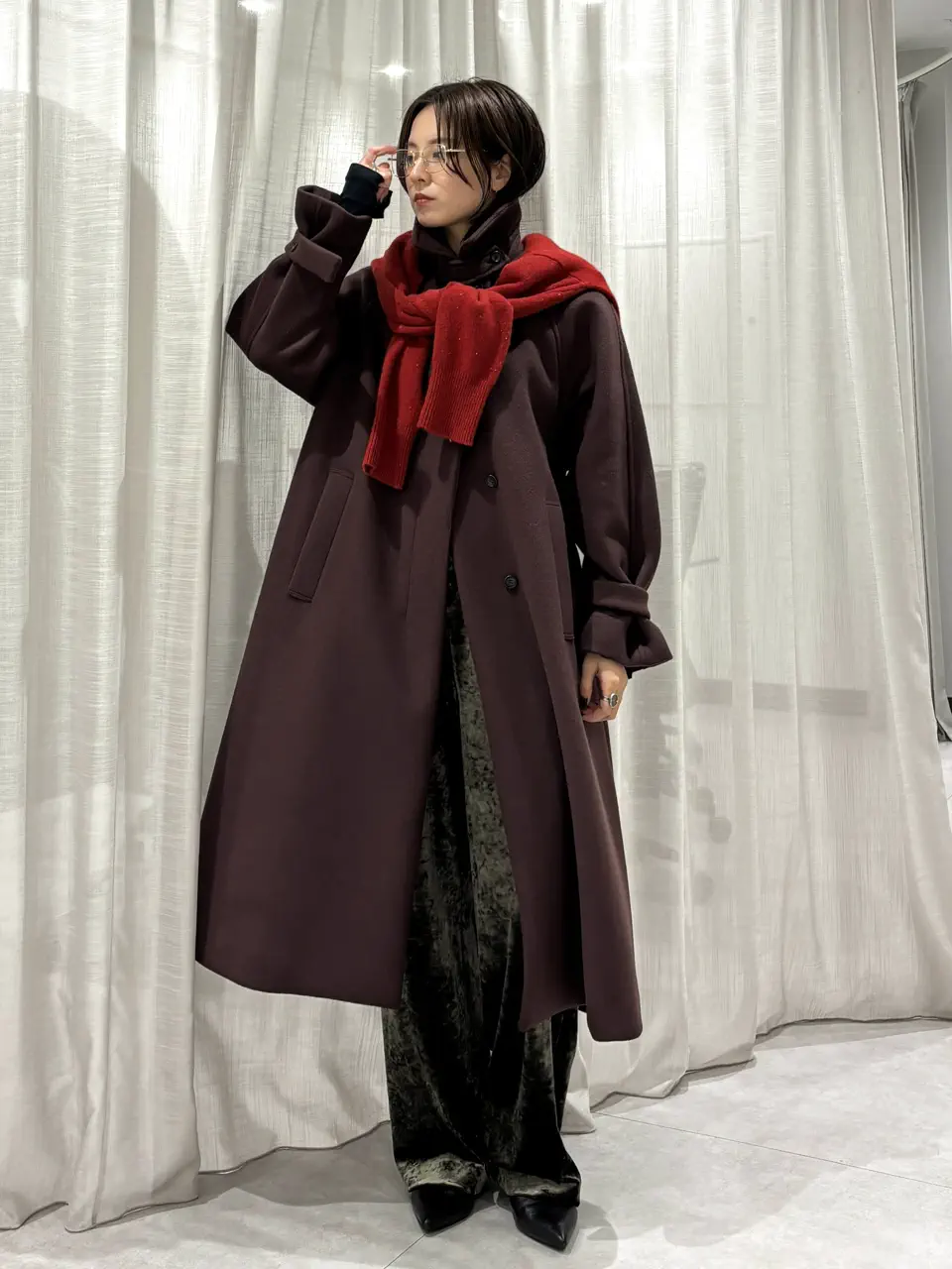GRACE CONTINENTAL Hikaru Okada コーディネート画像