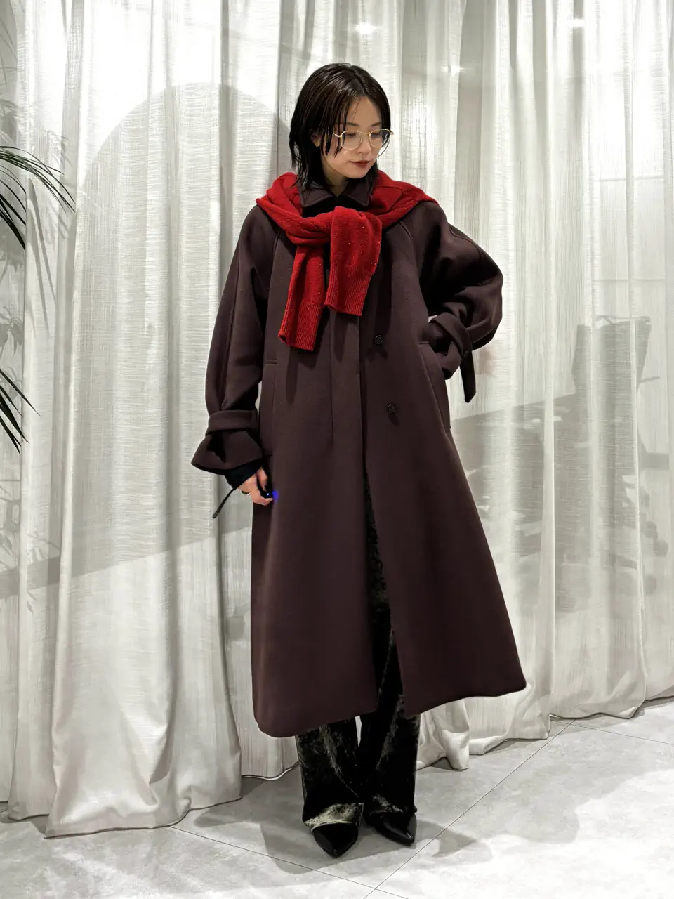 GRACE CONTINENTAL Hikaru Okada コーディネート画像