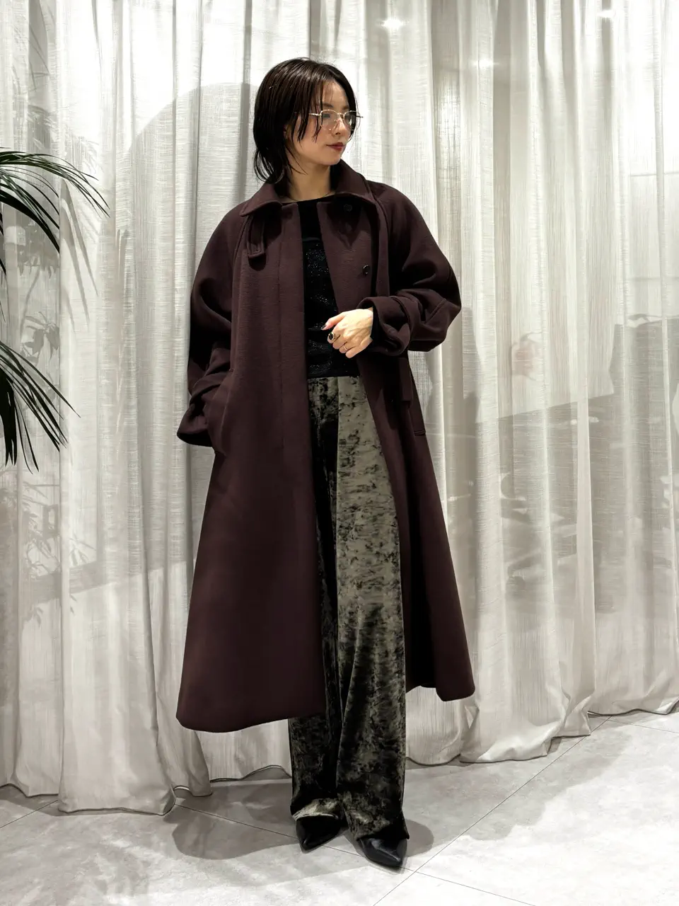 GRACE CONTINENTAL Hikaru Okada コーディネート画像