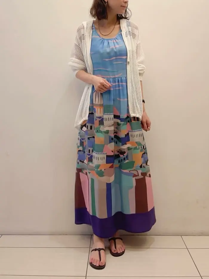 美品！グレースクラスのリゾートプリントマキシ リゾートプリントマキシ / GRACE CONTINENTAL | GRACE