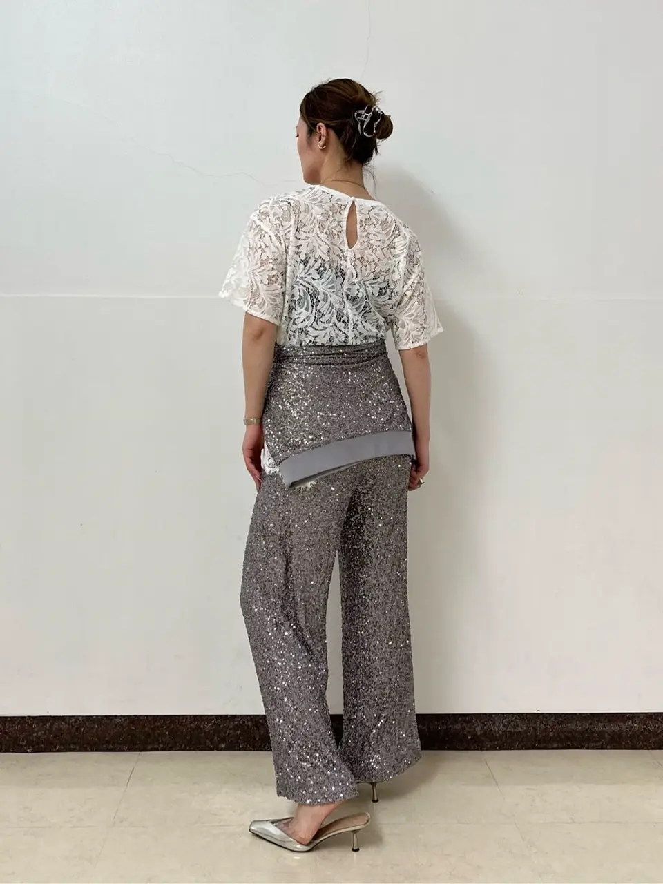 GRACE CONTINENTAL The Banquet Kogane. コーディネート画像