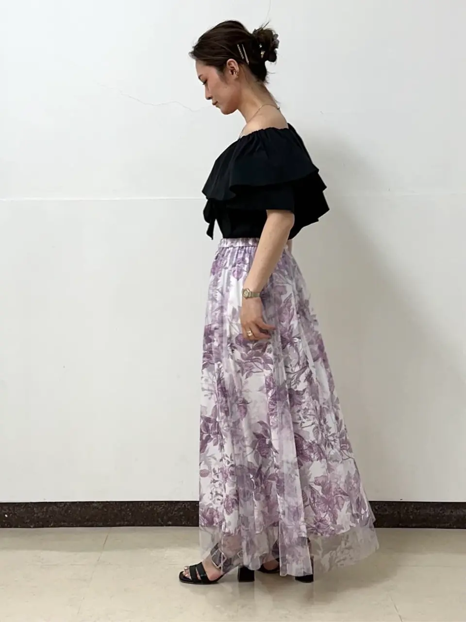 GRACE CONTINENTAL The Banquet Kogane. コーディネート画像