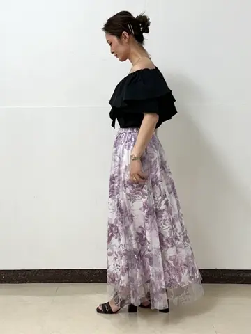 GRACE CONTINENTAL The Banquet Kogane. コーディネート画像