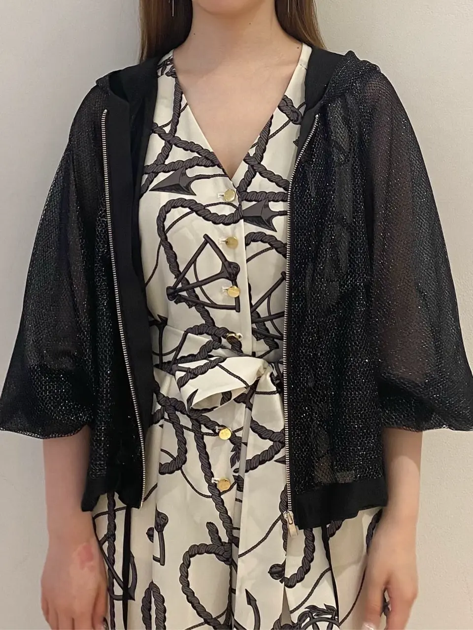 GRACE CONTINENTAL The Banquet mikiho コーディネート画像