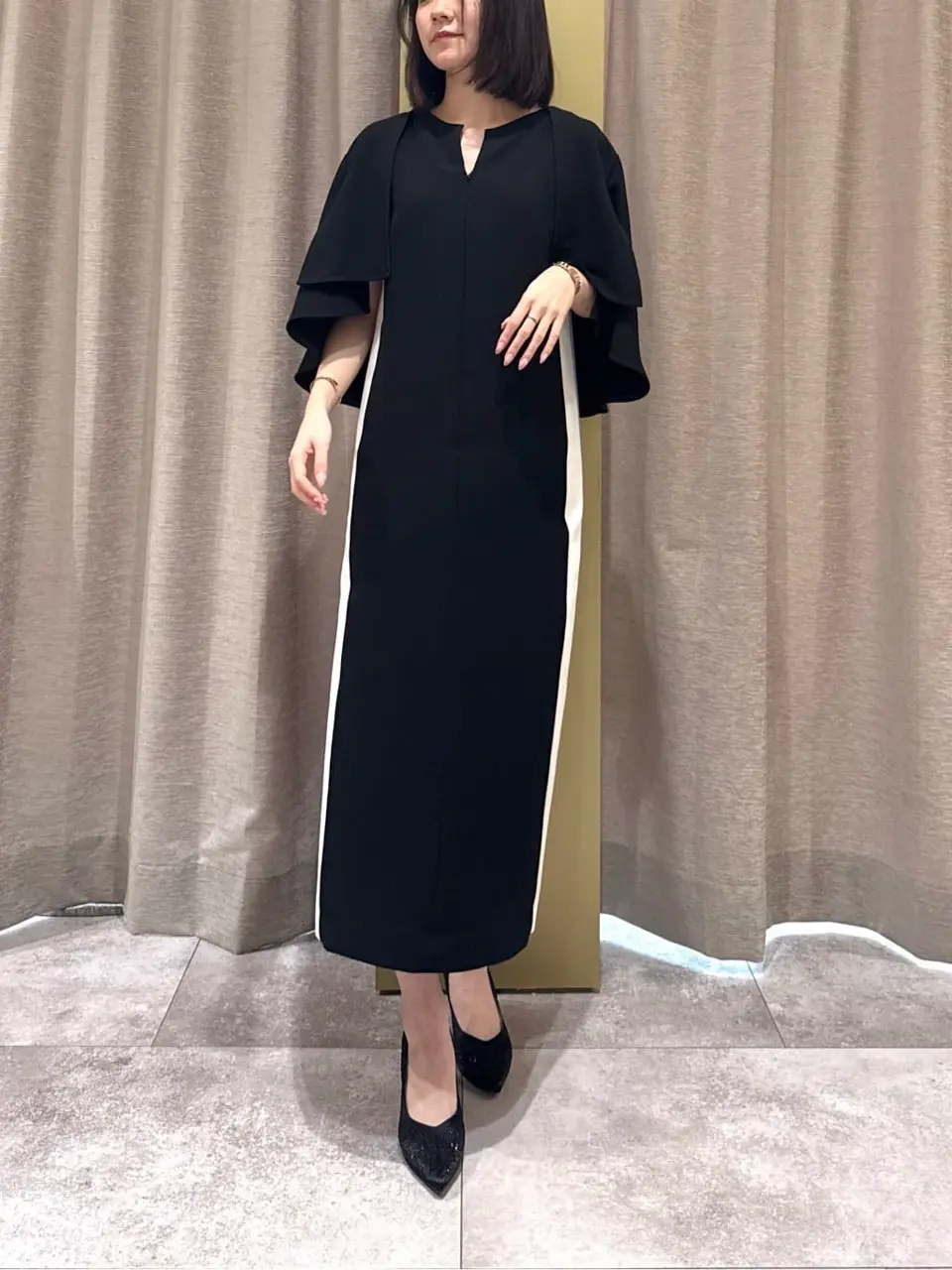 【新品未使用】❤Graceコンチネンタル❤ドレス ケープレイヤードドレス / GRACE CONTINENTAL | GRACE