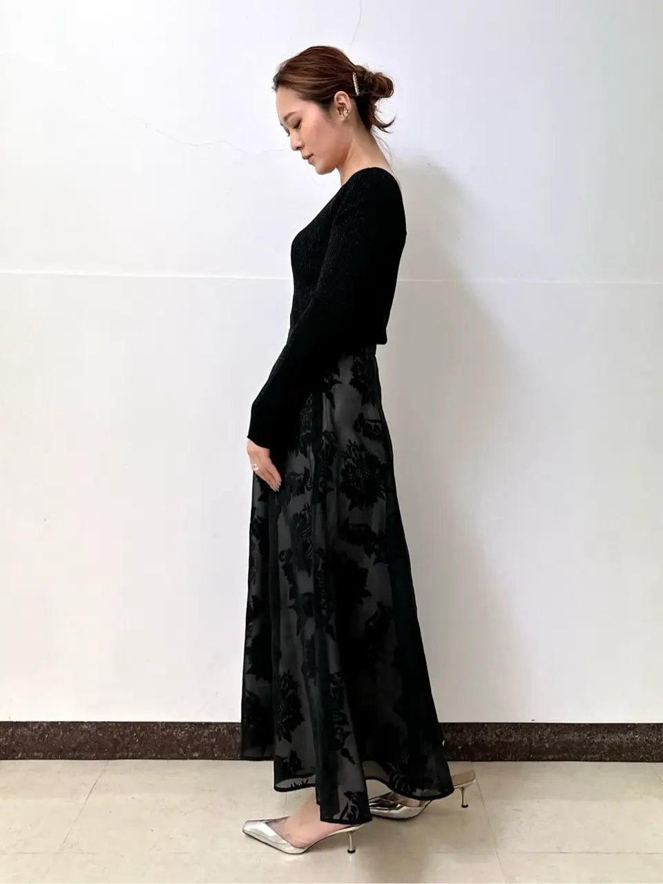 GRACE CONTINENTAL The Banquet Kogane. コーディネート画像