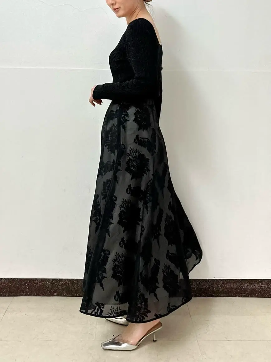 GRACE CONTINENTAL The Banquet Kogane. コーディネート画像