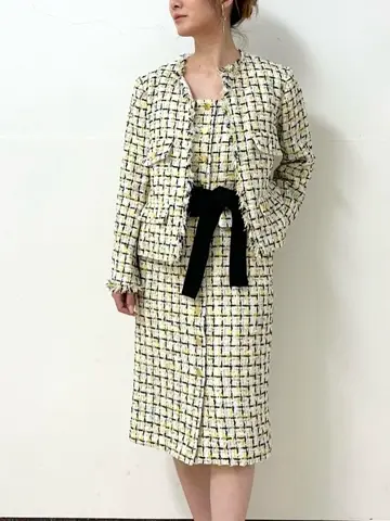 GRACE CONTINENTAL The Banquet Kogane. コーディネート画像