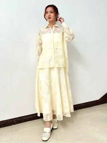 GRACE CONTINENTAL The Banquet Kogane. コーディネート画像