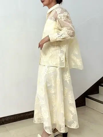 GRACE CONTINENTAL The Banquet Kogane. コーディネート画像