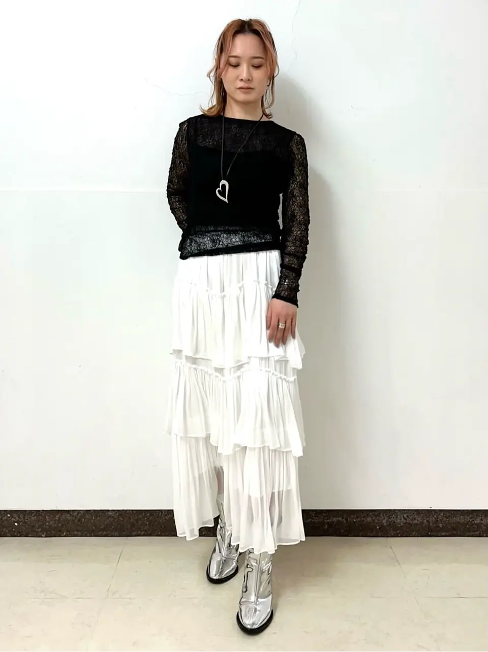 GRACE CONTINENTAL The Banquet Kogane. コーディネート画像