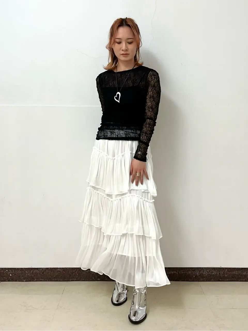 GRACE CONTINENTAL The Banquet Kogane. コーディネート画像