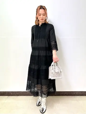 GRACE CONTINENTAL The Banquet Kogane. コーディネート画像