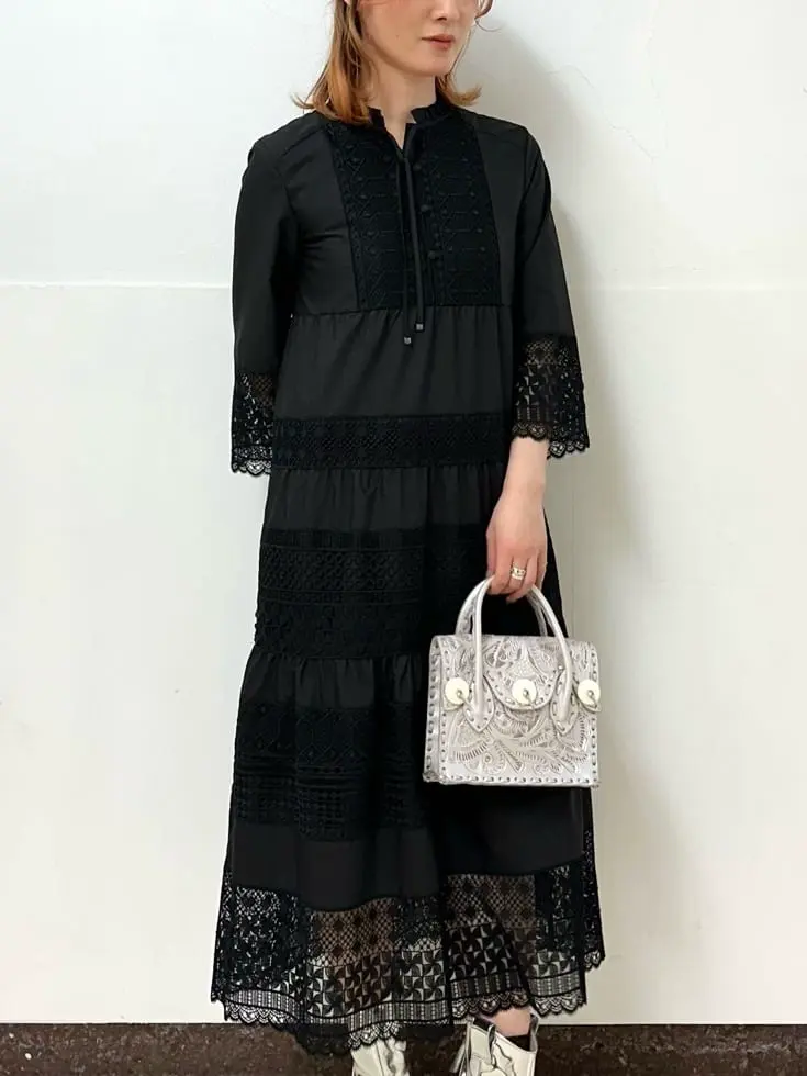 GRACE CONTINENTAL The Banquet Kogane. コーディネート画像