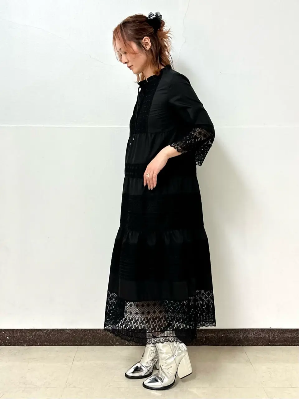 GRACE CONTINENTAL The Banquet Kogane. コーディネート画像