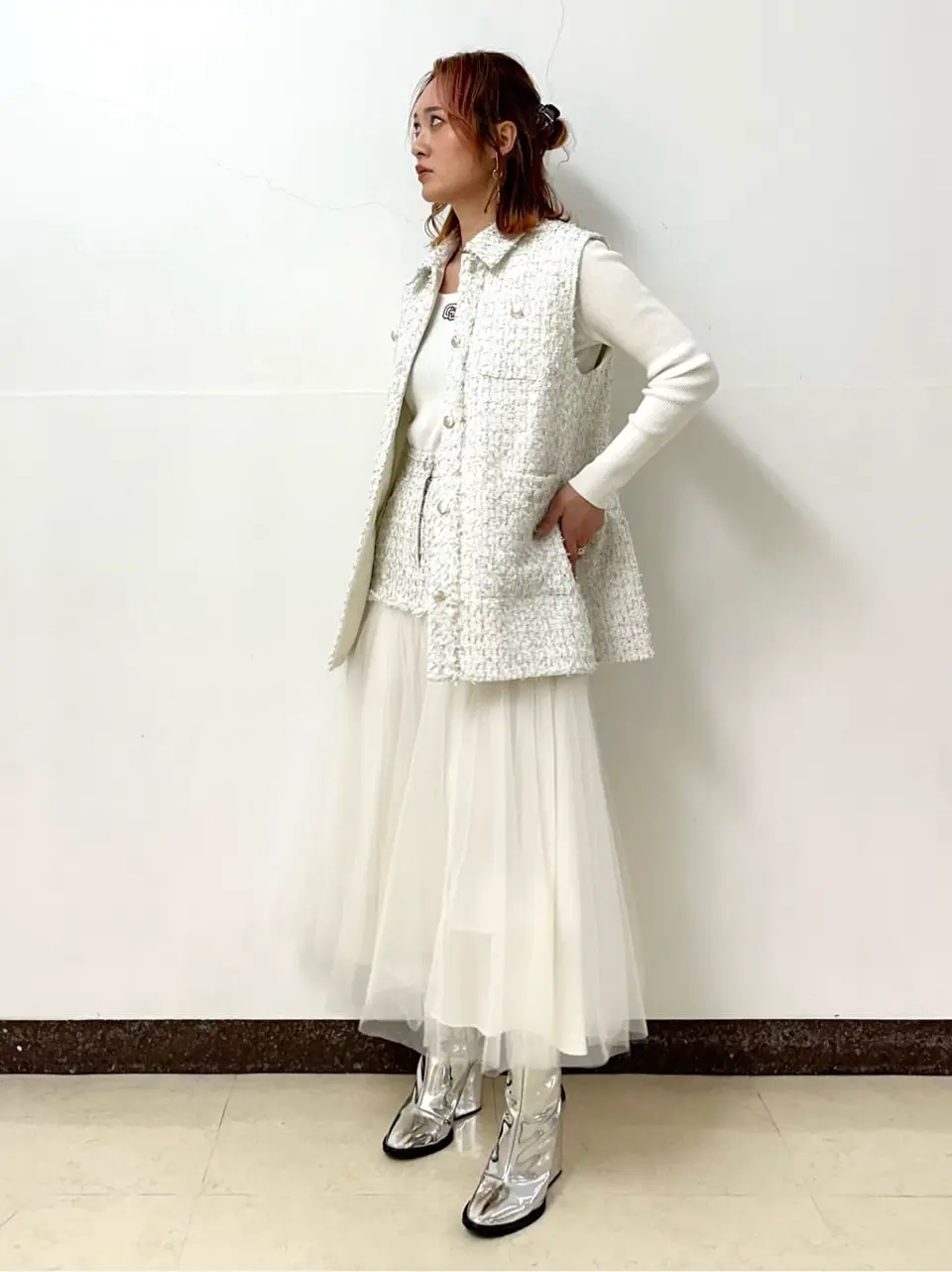 GRACE CONTINENTAL The Banquet Kogane. コーディネート画像