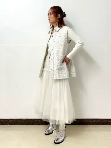 GRACE CONTINENTAL The Banquet Kogane. コーディネート画像