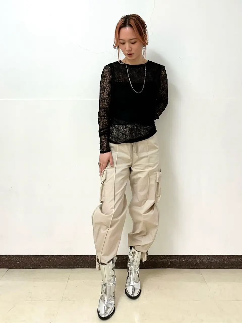 GRACE CONTINENTAL The Banquet Kogane. コーディネート画像