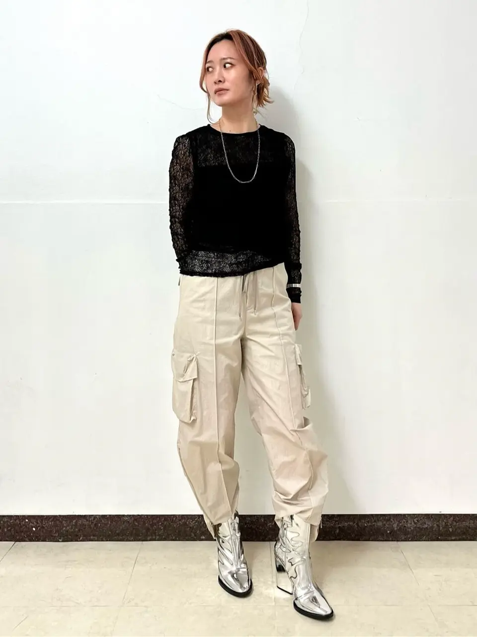 GRACE CONTINENTAL The Banquet Kogane. コーディネート画像