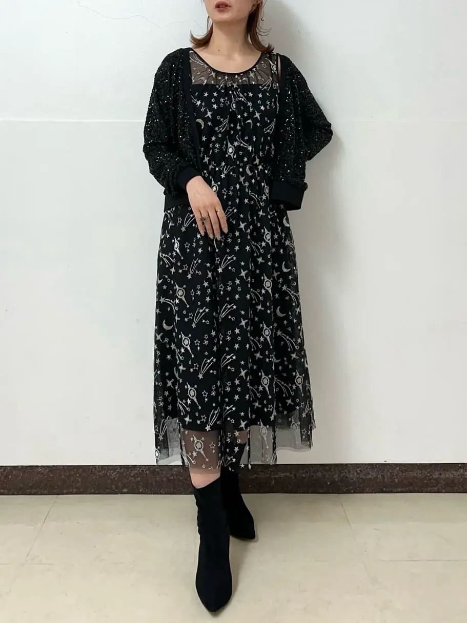 GRACE CONTINENTAL The Banquet Kogane. コーディネート画像